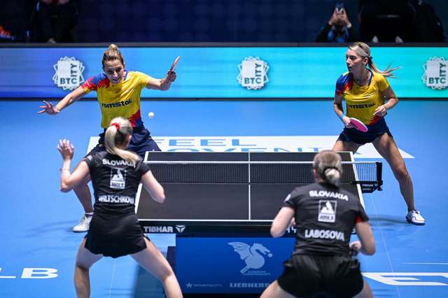 Elizabeta Samara și Bernadette Szocs au ajuns în sferturile de finală la Campionatul European de tenis de masă