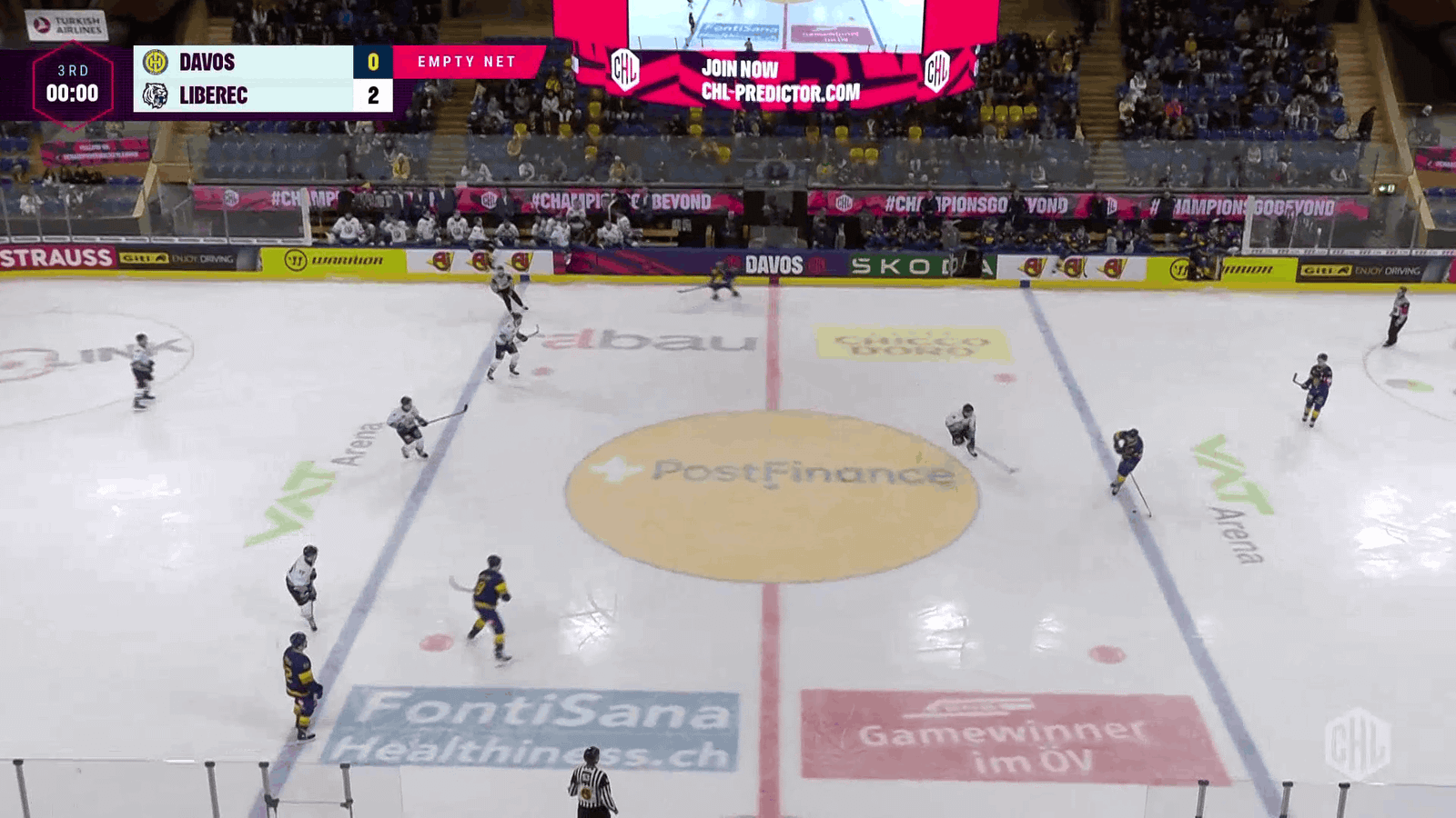 Champions Hockey League: Tygri Liberec câștigă derby-ul, Davos se califică de pe locul 16