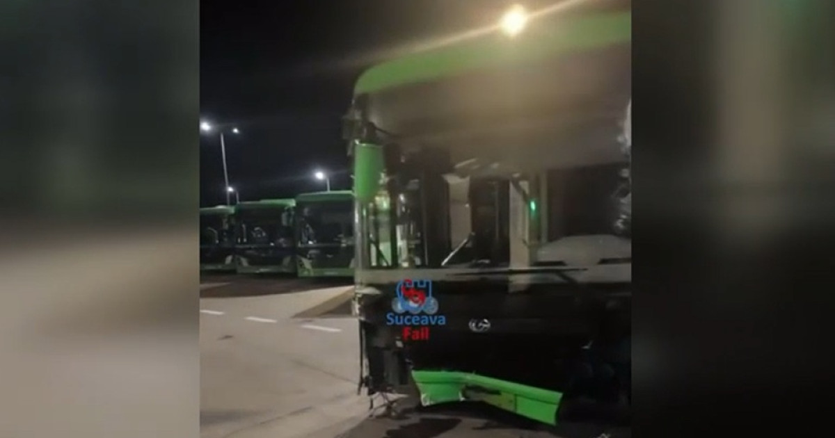 Un șofer de autobuz din Suceava a provocat distrugeri masive după ce a condus băut