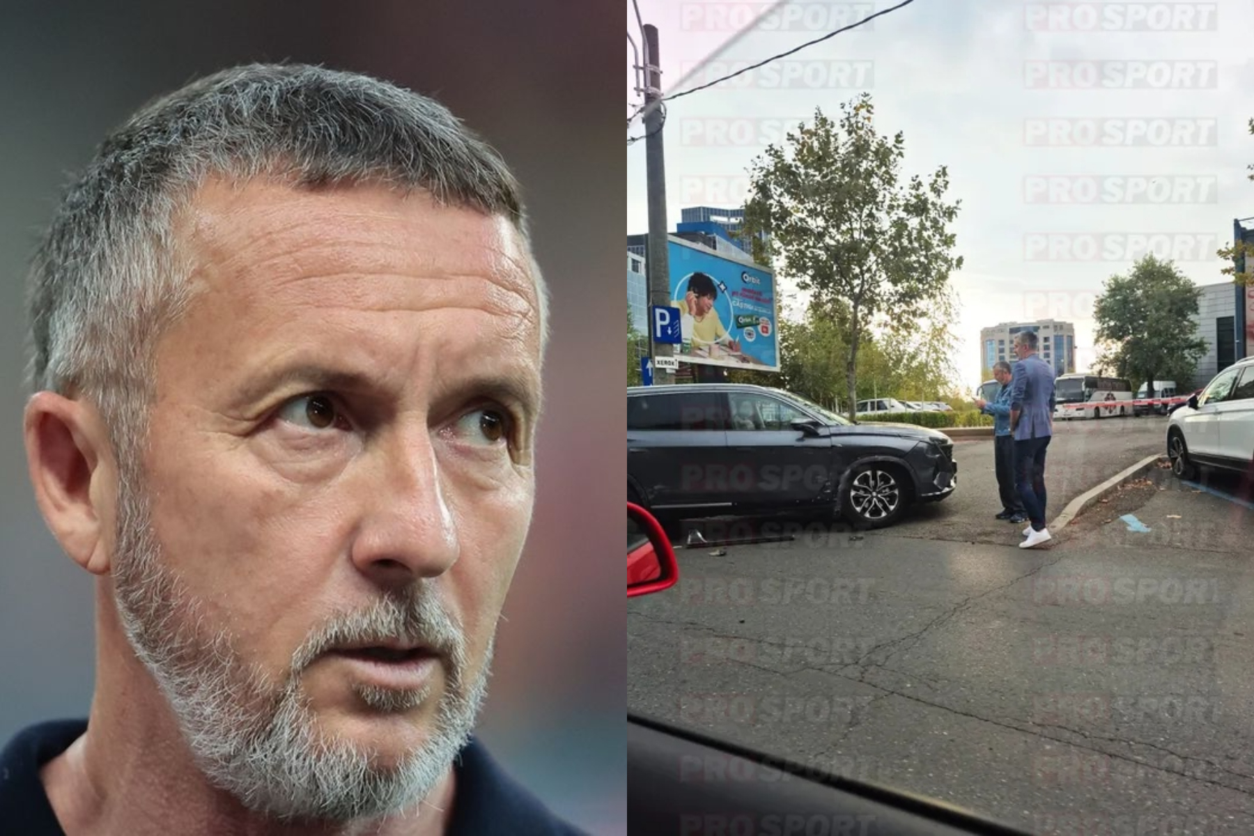 Mihai Stoica a fost implicat într-un accident rutier în București. Mașina sa este daună totală