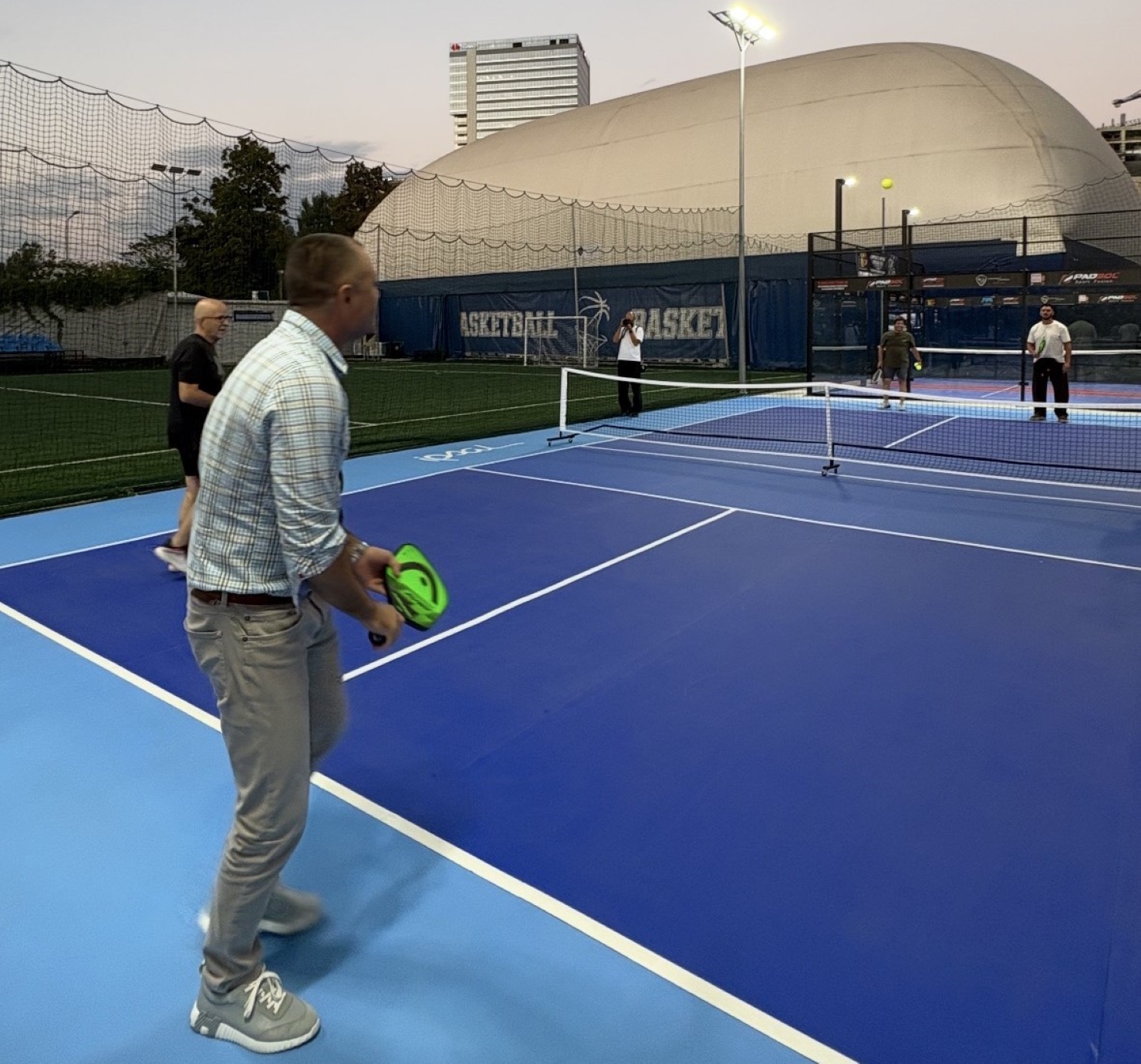 Pickleball debutează în România: Primul teren de la Marica Sport Club, inaugurat de Ciprian Marica și Ilie Năstase