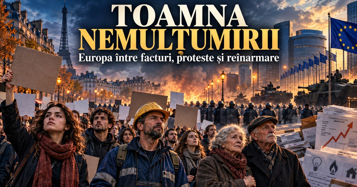 Europa în stradă: proteste violente și nemulțumiri față de austeritate și cheltuielile militare