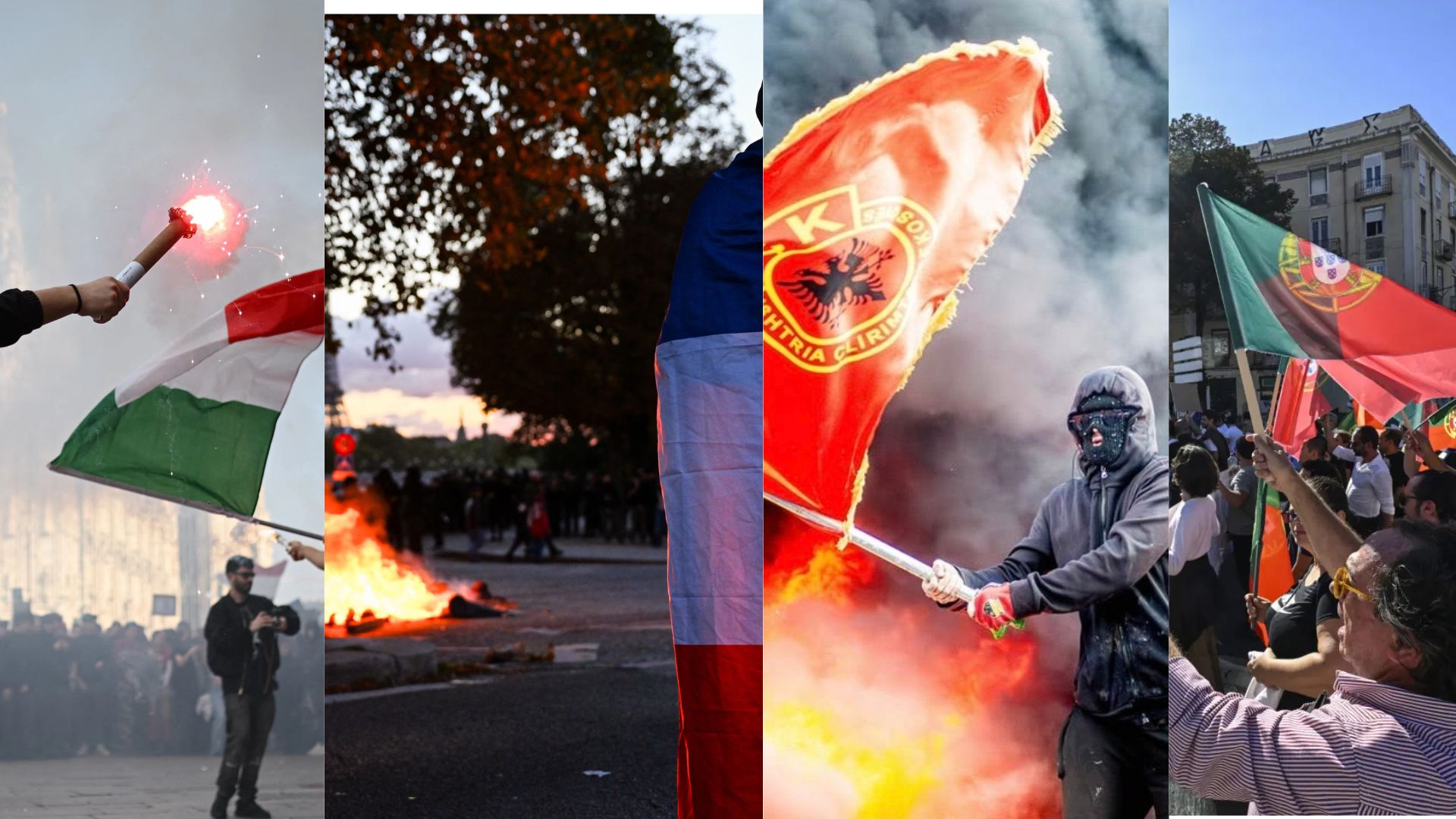 Violențe și haos în Europa: proteste masive și incendii în Franța, Italia, Albania și alte țări