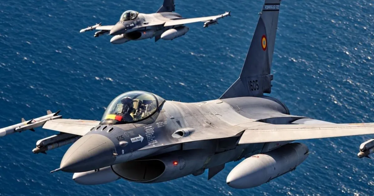 Avioanele F-16 ale României au doborât două drone de atac deasupra Mării Negre