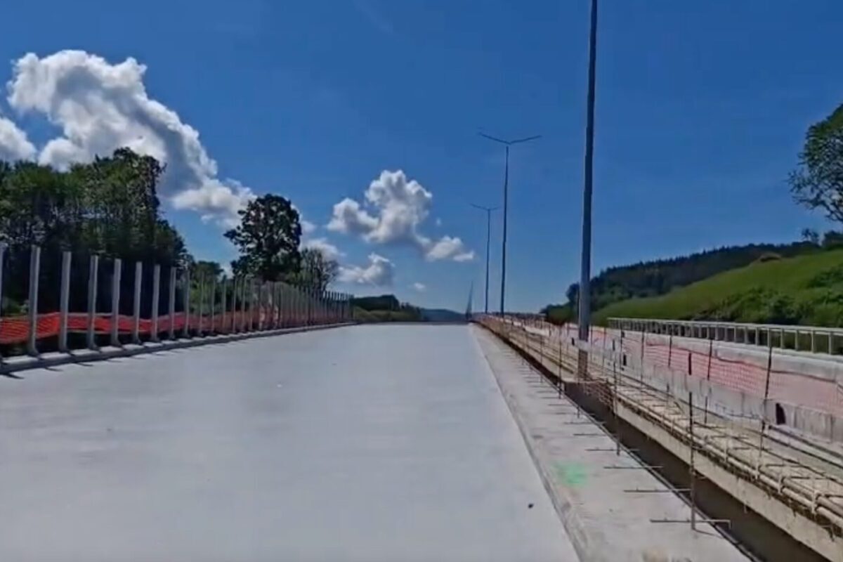 Autostrada A1 Sibiu-Pitești: Secțiunea Tigveni - Curtea de Argeș este aproape de finalizare