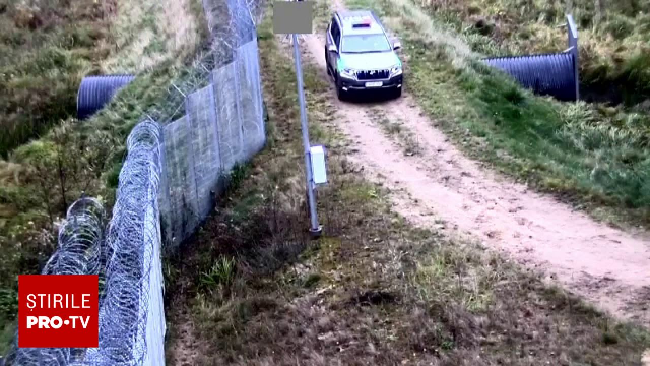 Tentațiă de trecere ilegală prin conducte de drenaj la granița dintre Lituania și Belarus