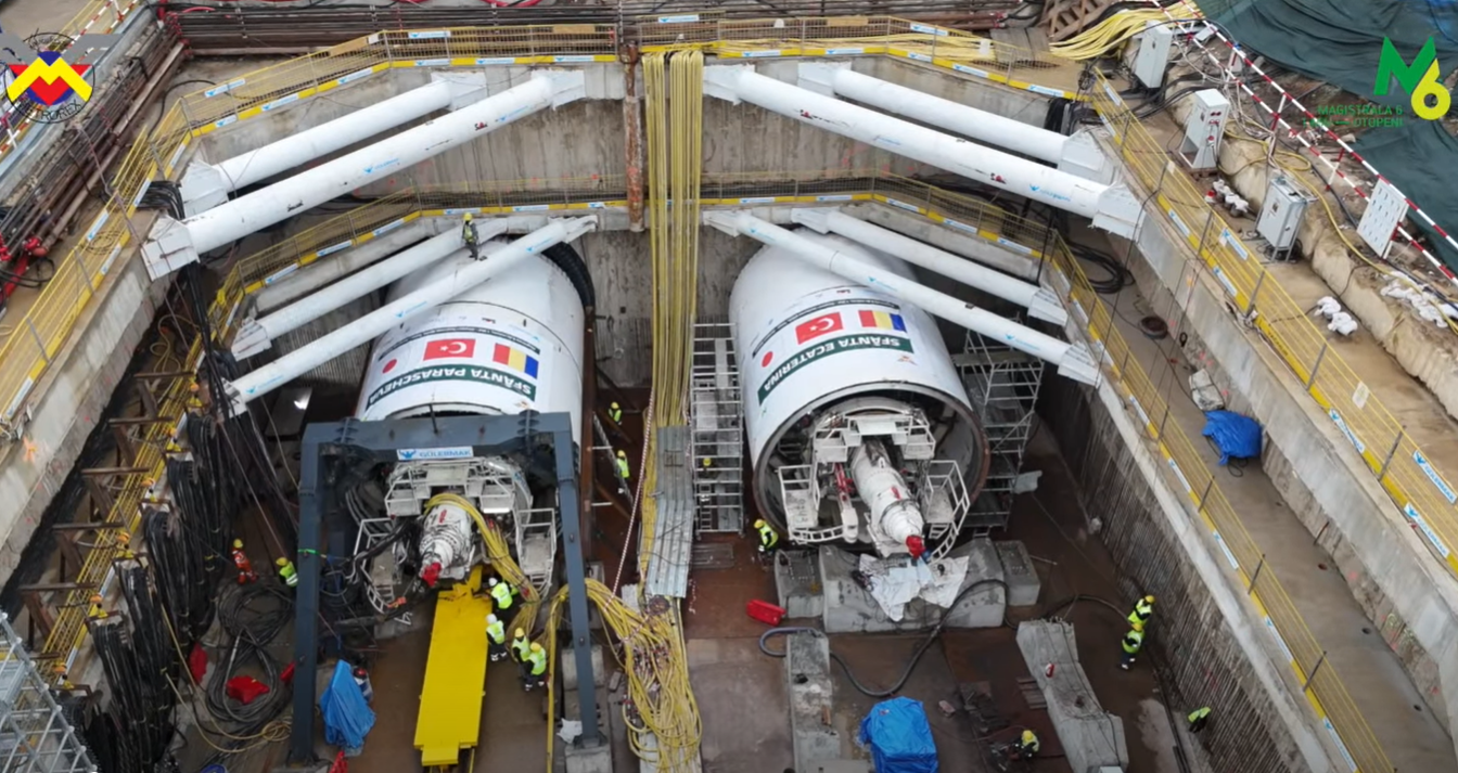 Începe excavarea tunelurilor pentru metroul de la Otopeni pe Secțiunea NORD a Magistralei 6