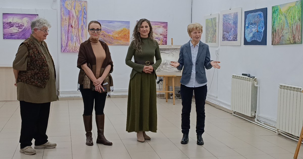 Pictorița Zoica Niculescu aduce arta din Germania în satul natal din Olt