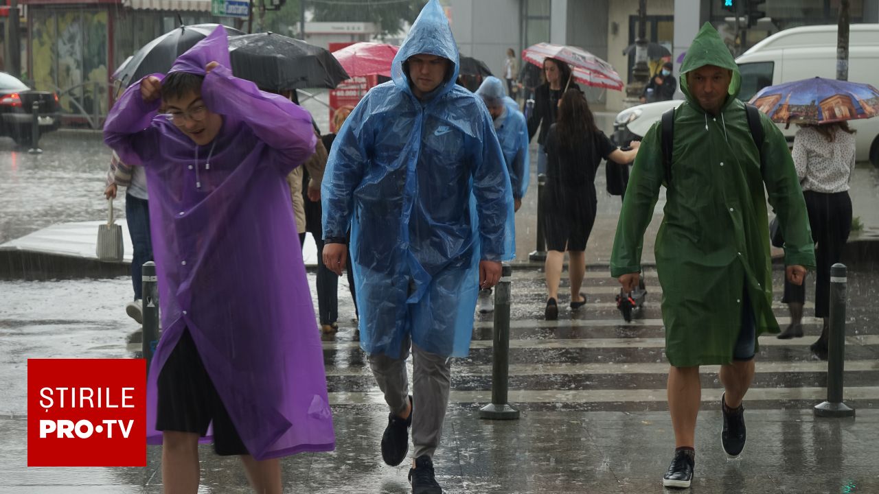 Schimbări meteorologice în România: vânt puternic, ploi și temperaturi în scădere în perioada următoare