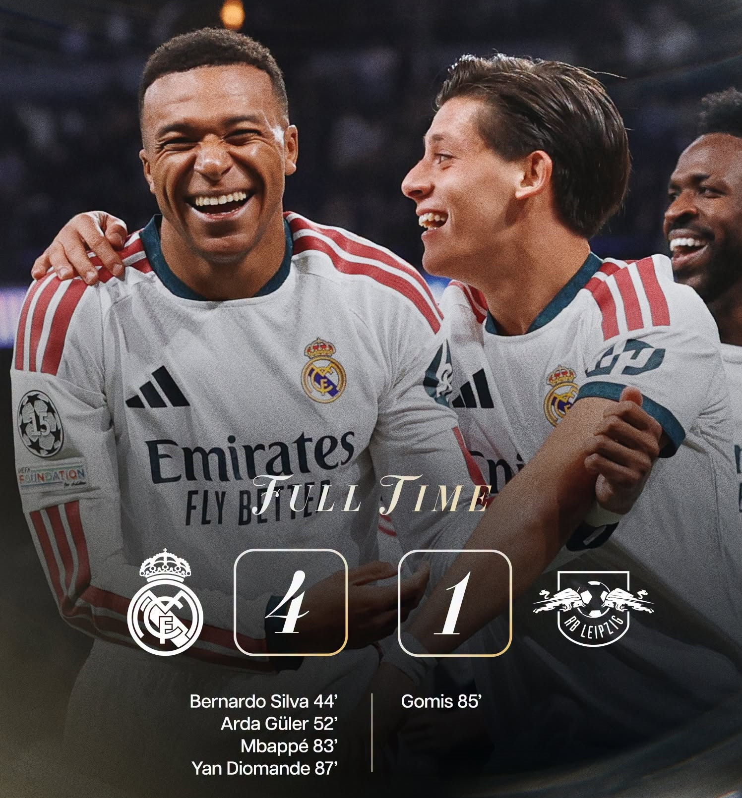 Real Madrid a învins RB Leipzig cu 4-1 în Champions League, sub arbitrajul românului Istvan Kovacs