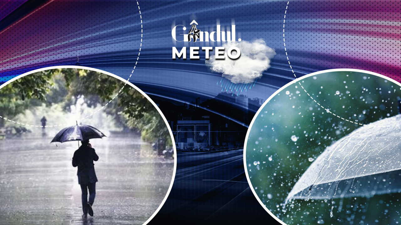 Avertisment meteorologic de cod galben: Ploi torențiale, grindină și vânt puternic în România