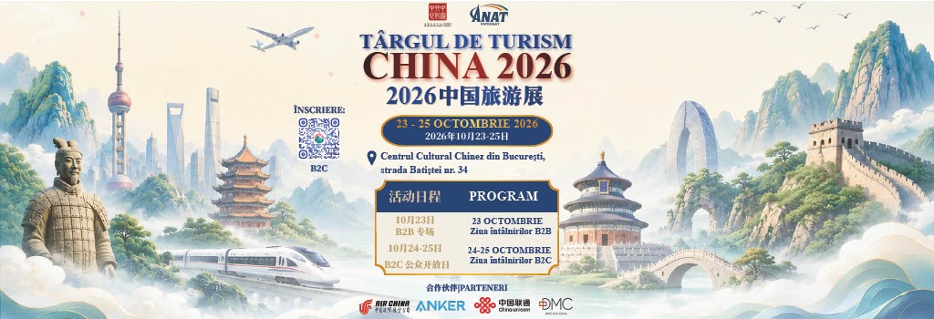 Târgul de Turism China revine la București în octombrie 2026: noi oportunități de colaborare și zboruri directe