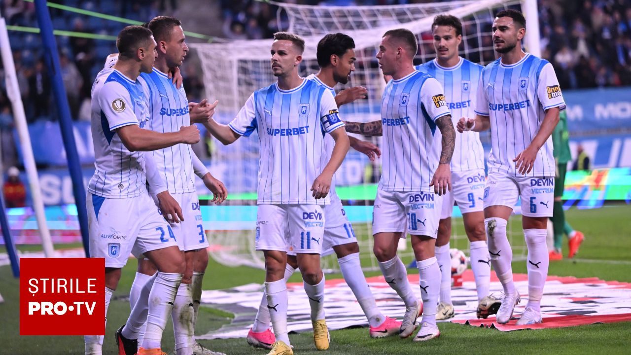 Universitatea Craiova a obținut prima victorie în Conference League după un duel de 3-1 în Andorra