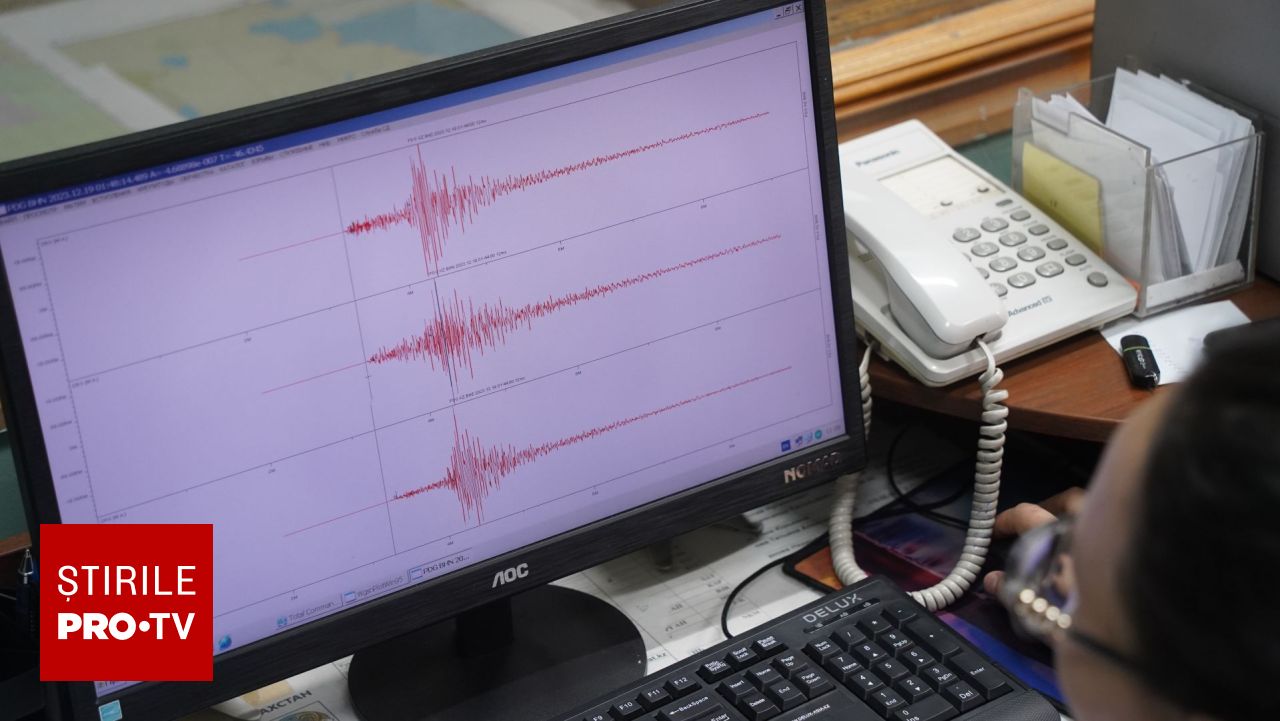 Cutremur de magnitudine 3,9 în județul Vrancea, vineri dimineața