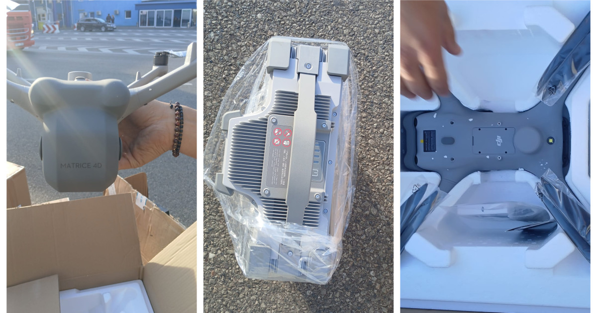 24 de drone de mare valoare au fost descoperite într-o autoutilitară la podul Calafat-Vidin