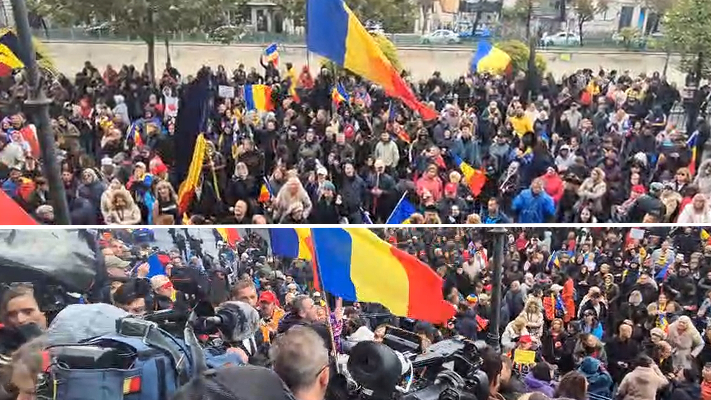 Protest în fața Curții de Apel București după ce Călin Georgescu a rămas în arest preventiv