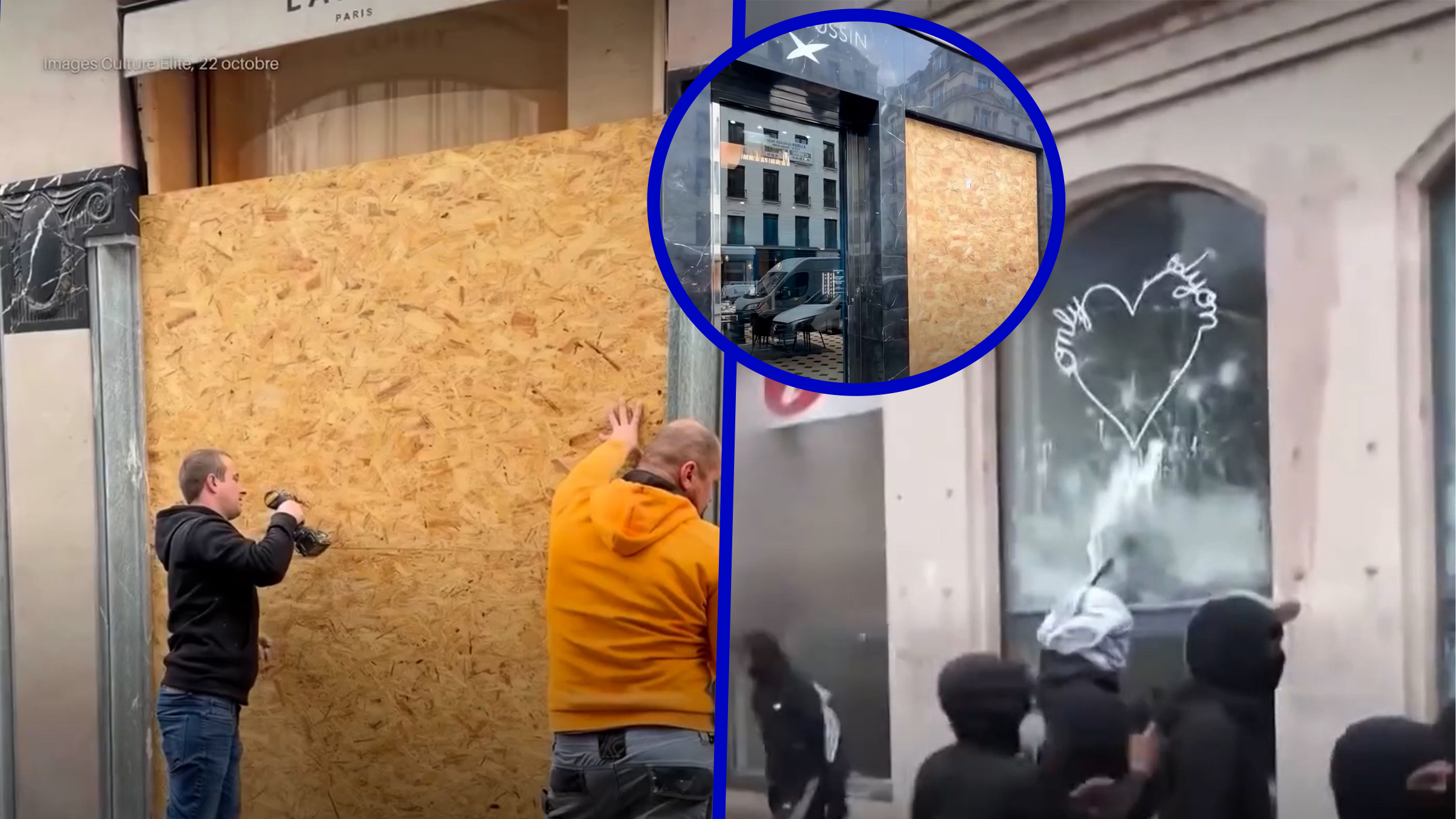 Magazine de lux din Paris se baricadează în fața unui nou val de proteste programate pentru weekend