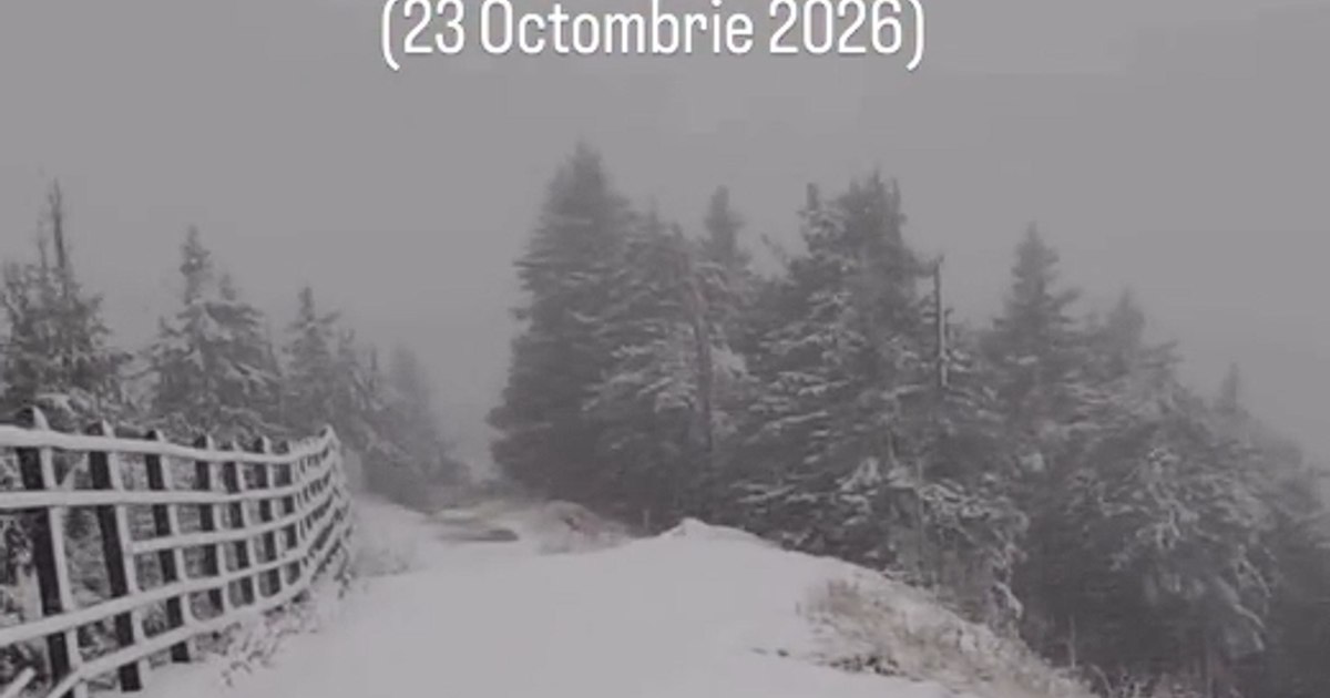 Zăpadă masivă la munte: 40 de centimetri la Vârful Omu și intervenții pe Transfăgărășan