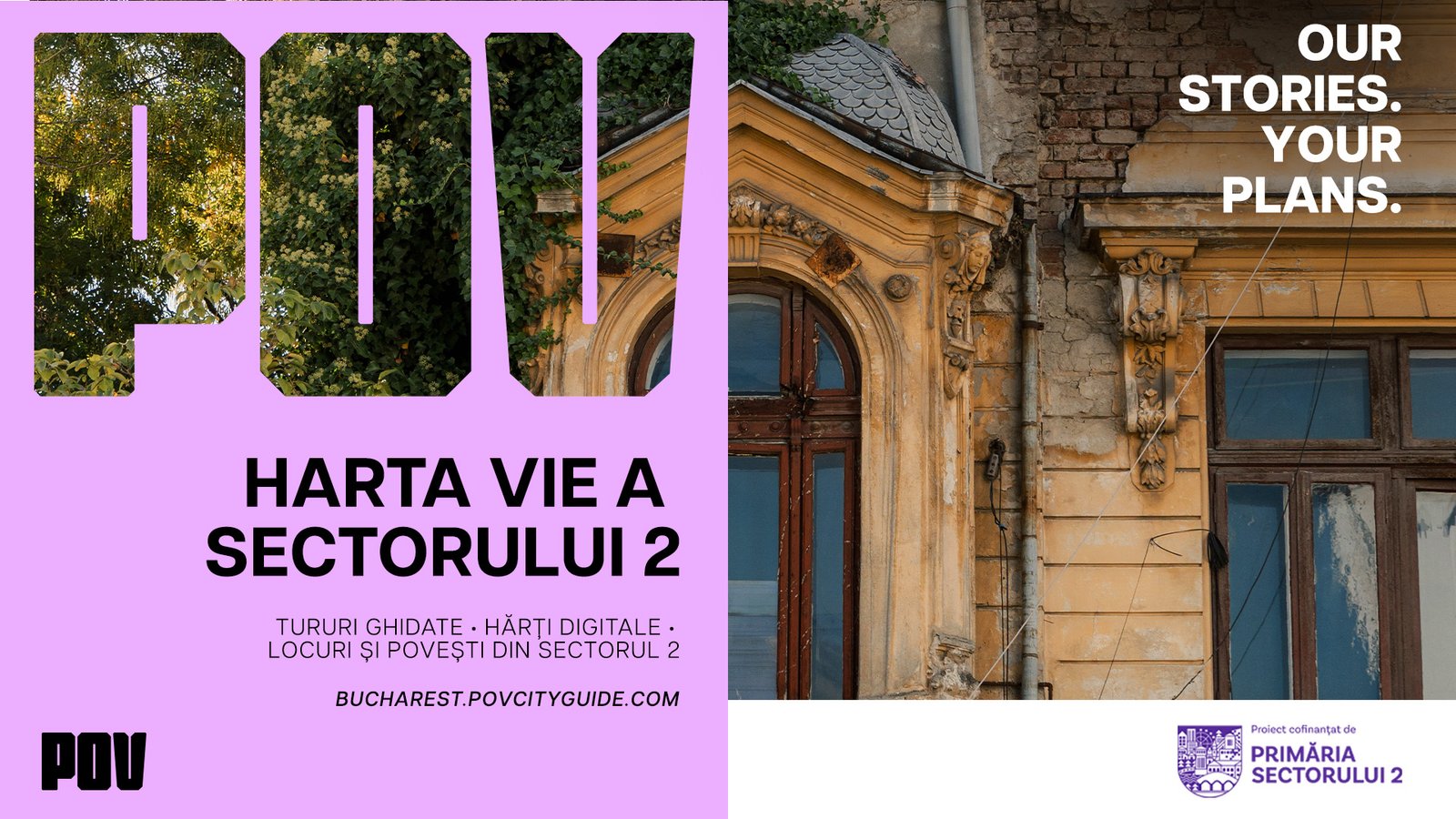 Lansează POV.Bucharest proiectul „Harta Vie a Sectorului 2” cu tururi ghidate gratuite
