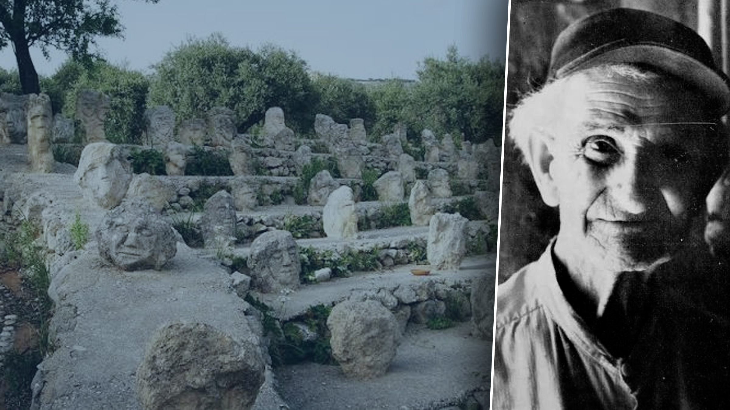 Povestea Castelului fermecat din Sicilia: mii de chipuri sculptate de un singur om