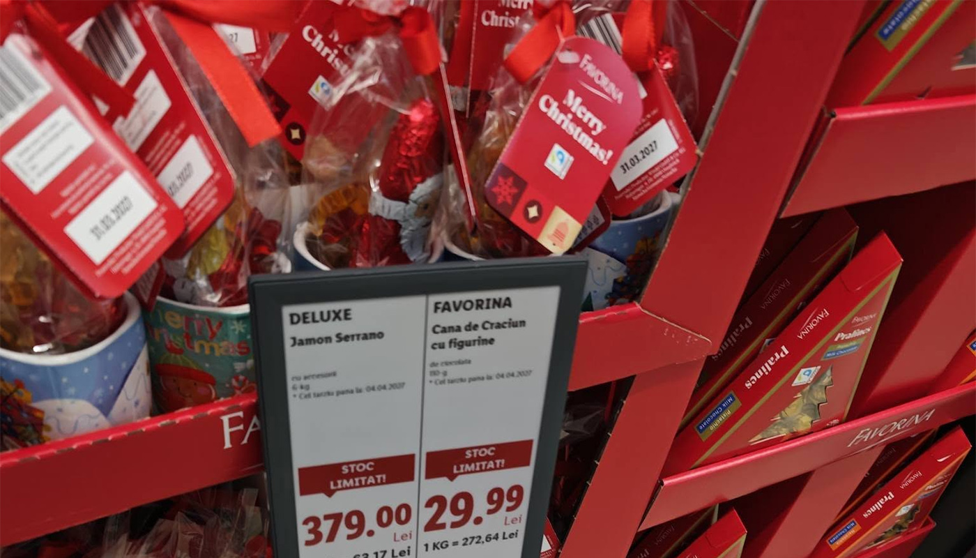 Jamón Serrano de lux revine în oferta LIDL pentru masa de Crăciun, la prețul de 379 lei