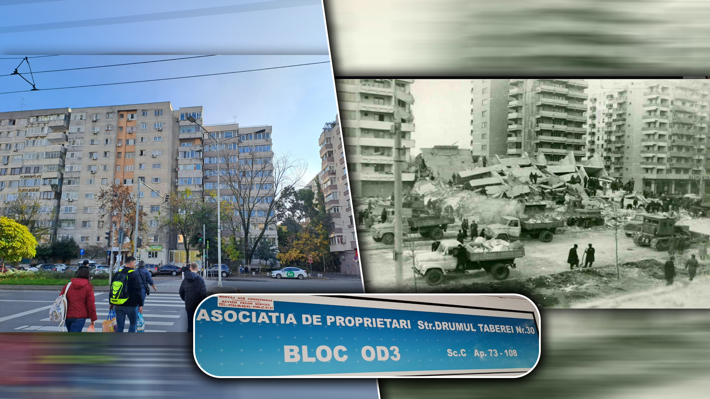 Evacuarea unui bloc din Drumul Taberei a stârnit amintiri cu prăbușirea scării OD16 în 1977