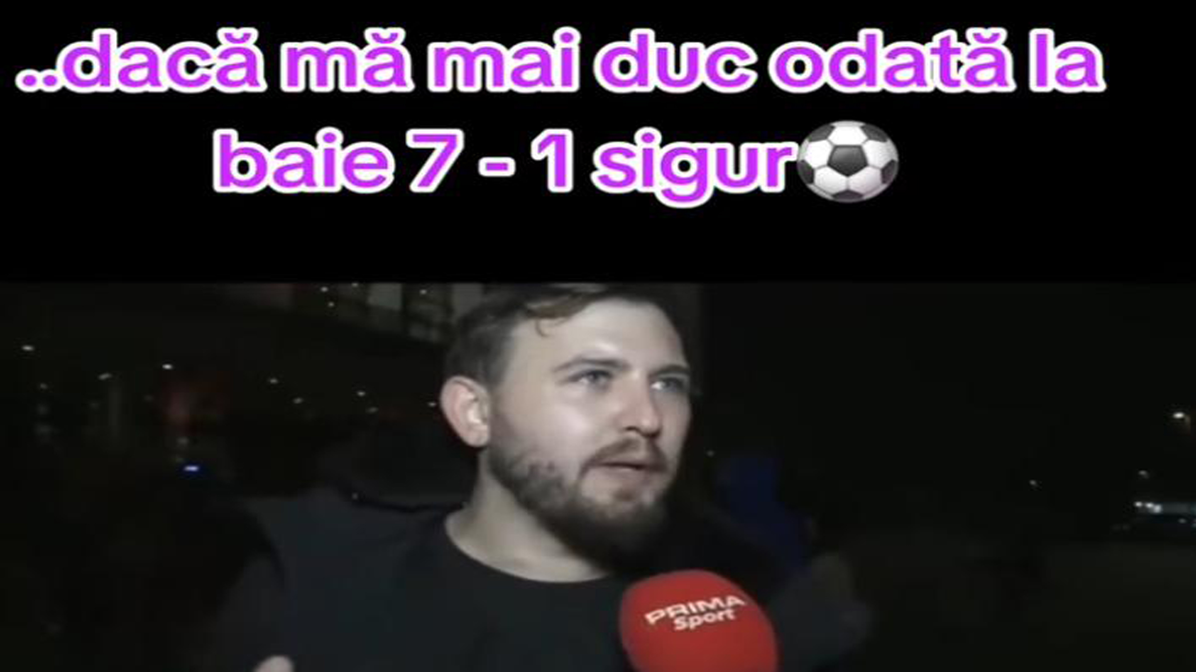 Reacția virală a unui suporter Rapid după înfrângerea cu FCSB: Dacă mai merg la baie, e 7-1 sigur