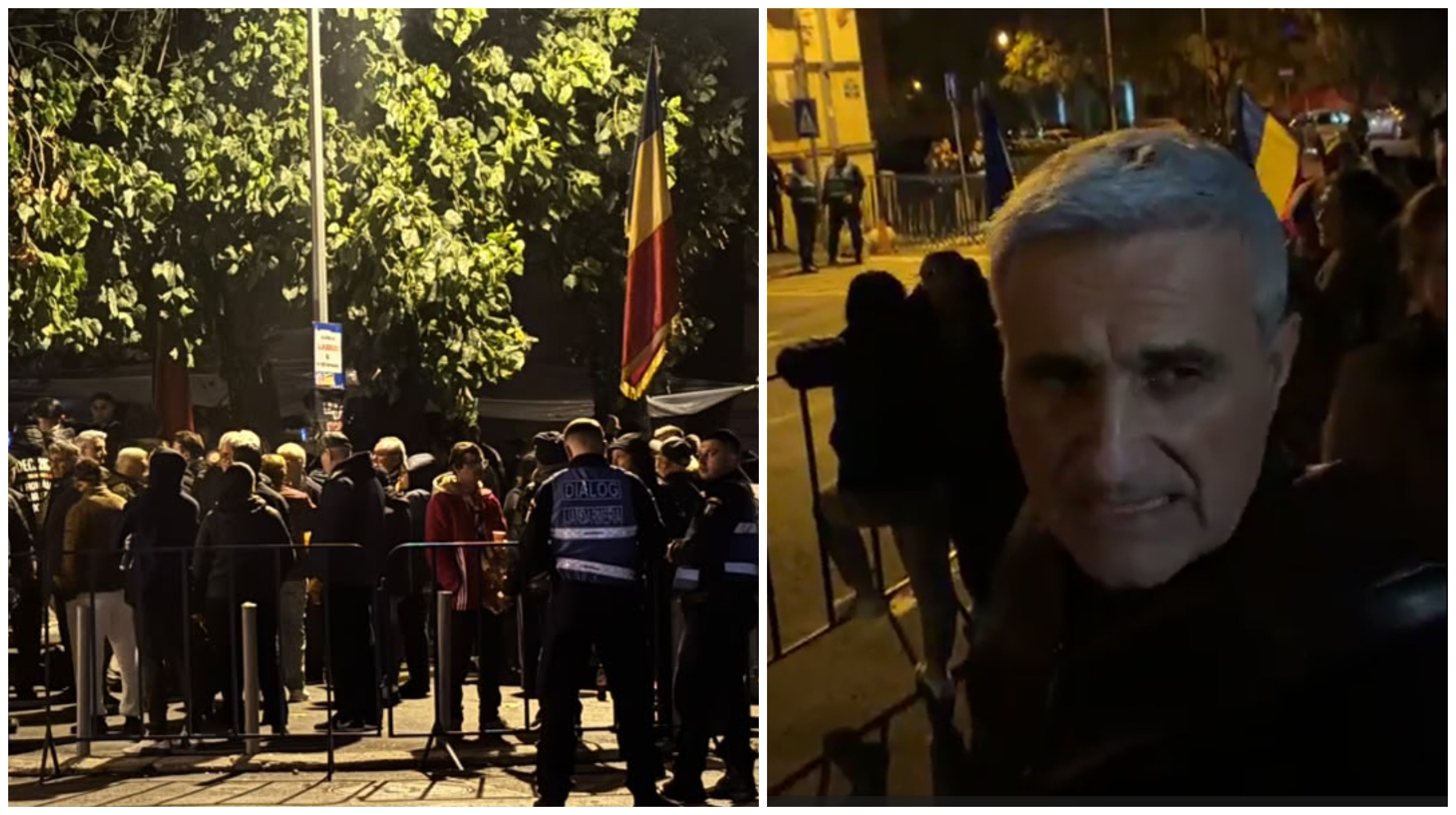 Manifestări în fața Arestului Central pentru eliberarea lui Călin Georgescu
