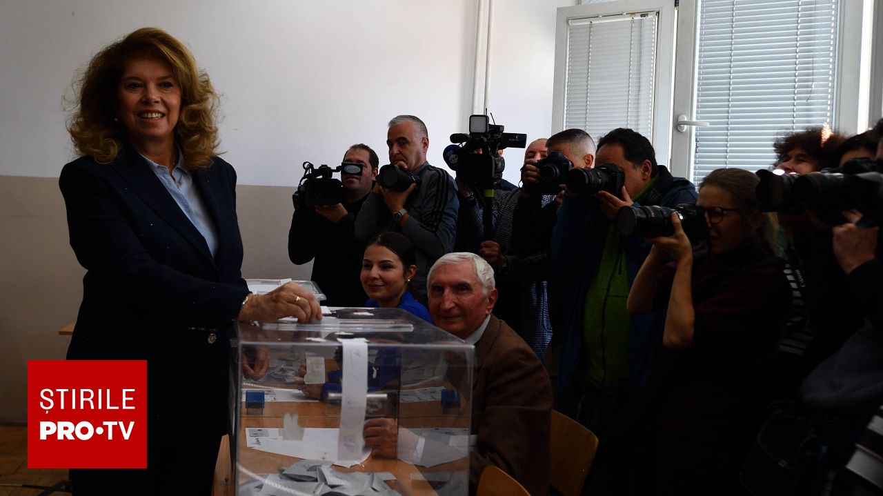 Iotova câștigă primul tur al alegerilor prezidențiale din Bulgaria, dar va merge în al doilea scrutin