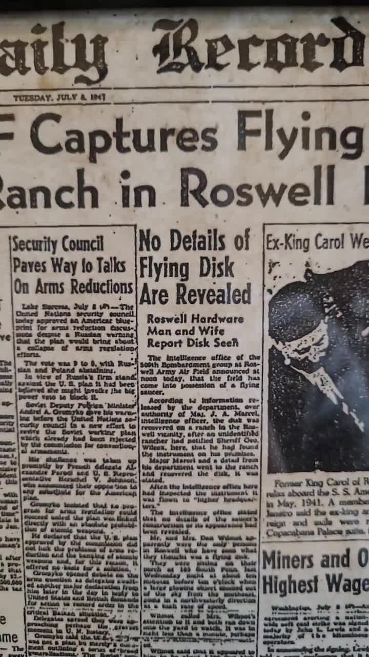 Noul val de documente de la Pentagon: Mărturii despre Roswell și fenomenele de la Skinwalker Ranch