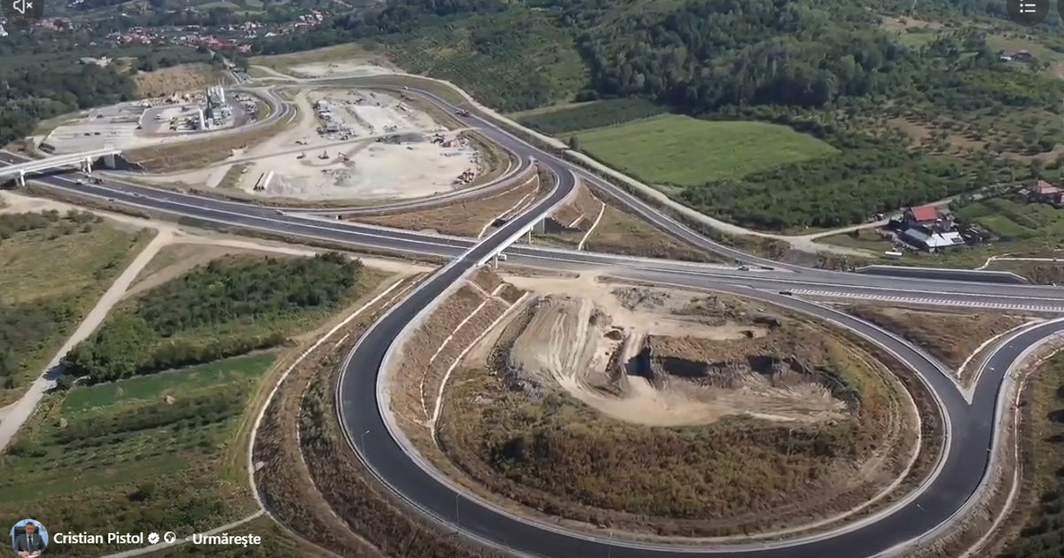 Lotul 4 din autostrada Sibiu-Pitești va fi deschis în noiembrie, anunță ministrul Transporturilor