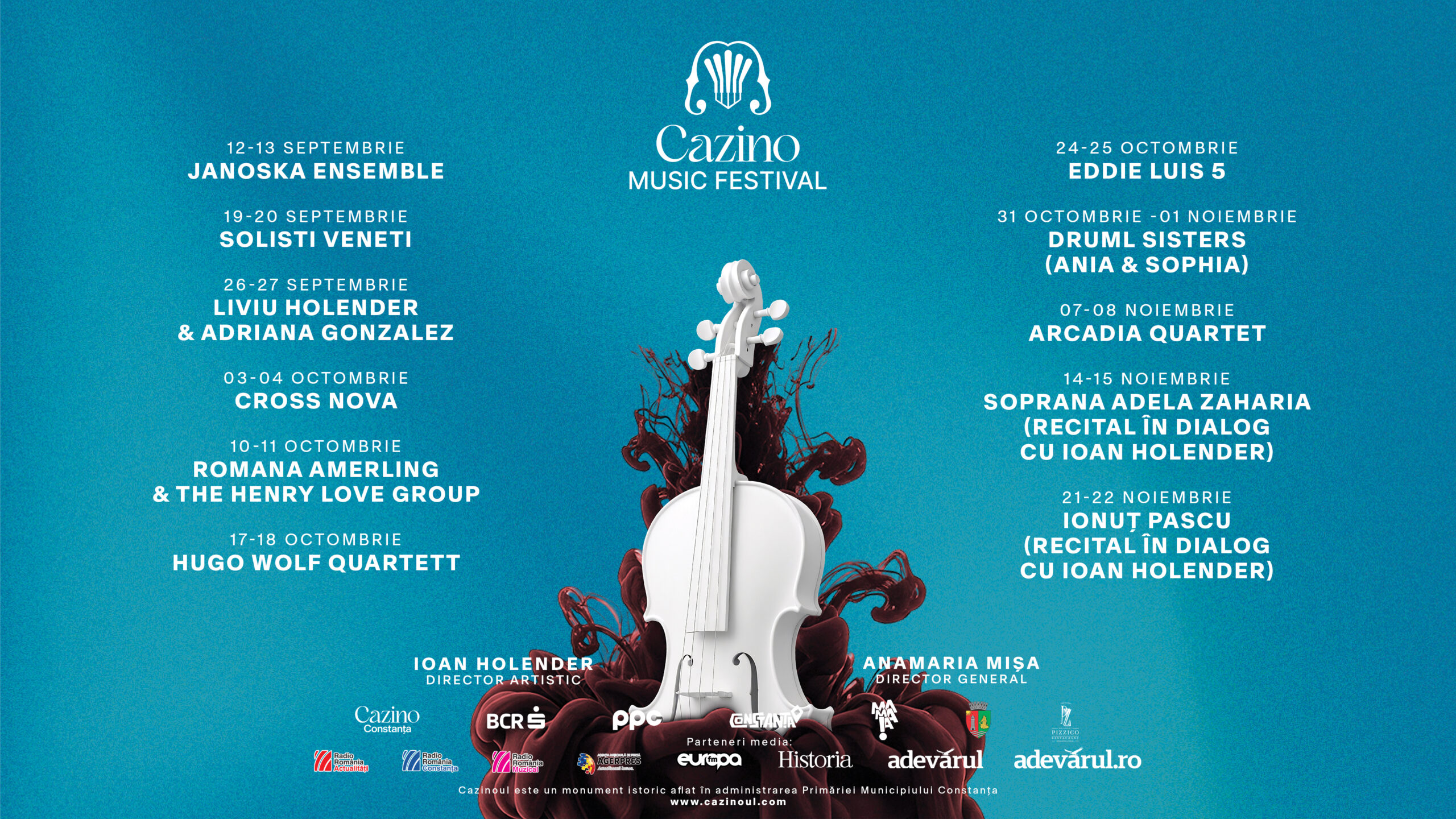 Cazino Music Festival transformă Constanța într-un centru cultural de toamnă