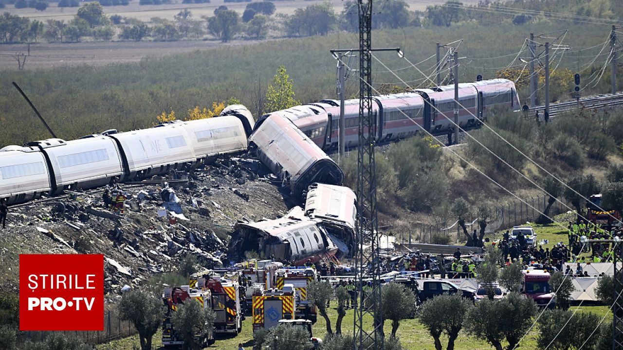 Tragedie feroviară în Spania: 68 de morți după ce un tren de mare viteză a lovit unul oprit