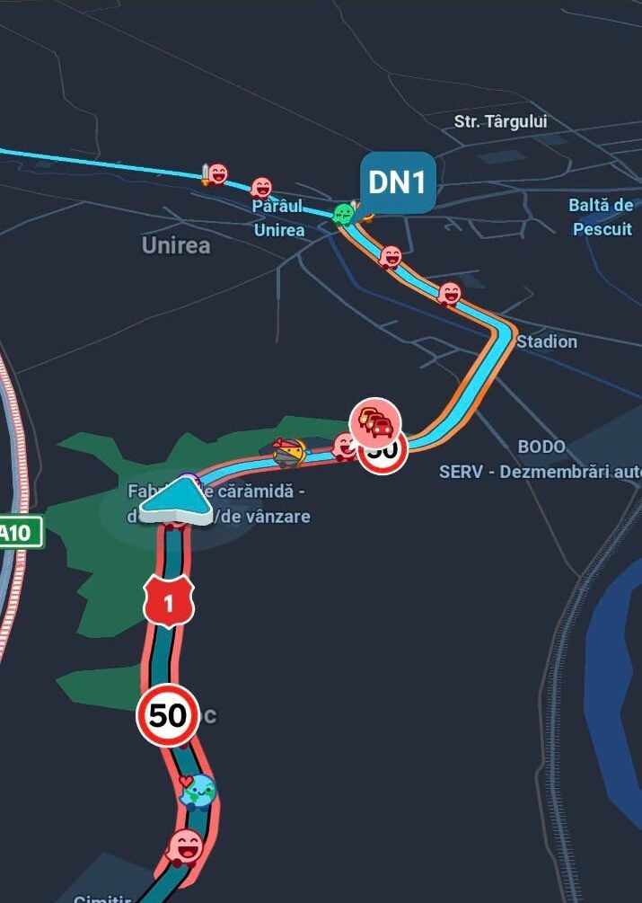 Autostrada A10 este închisă între Decea și Turda din cauza unor alunecări de teren