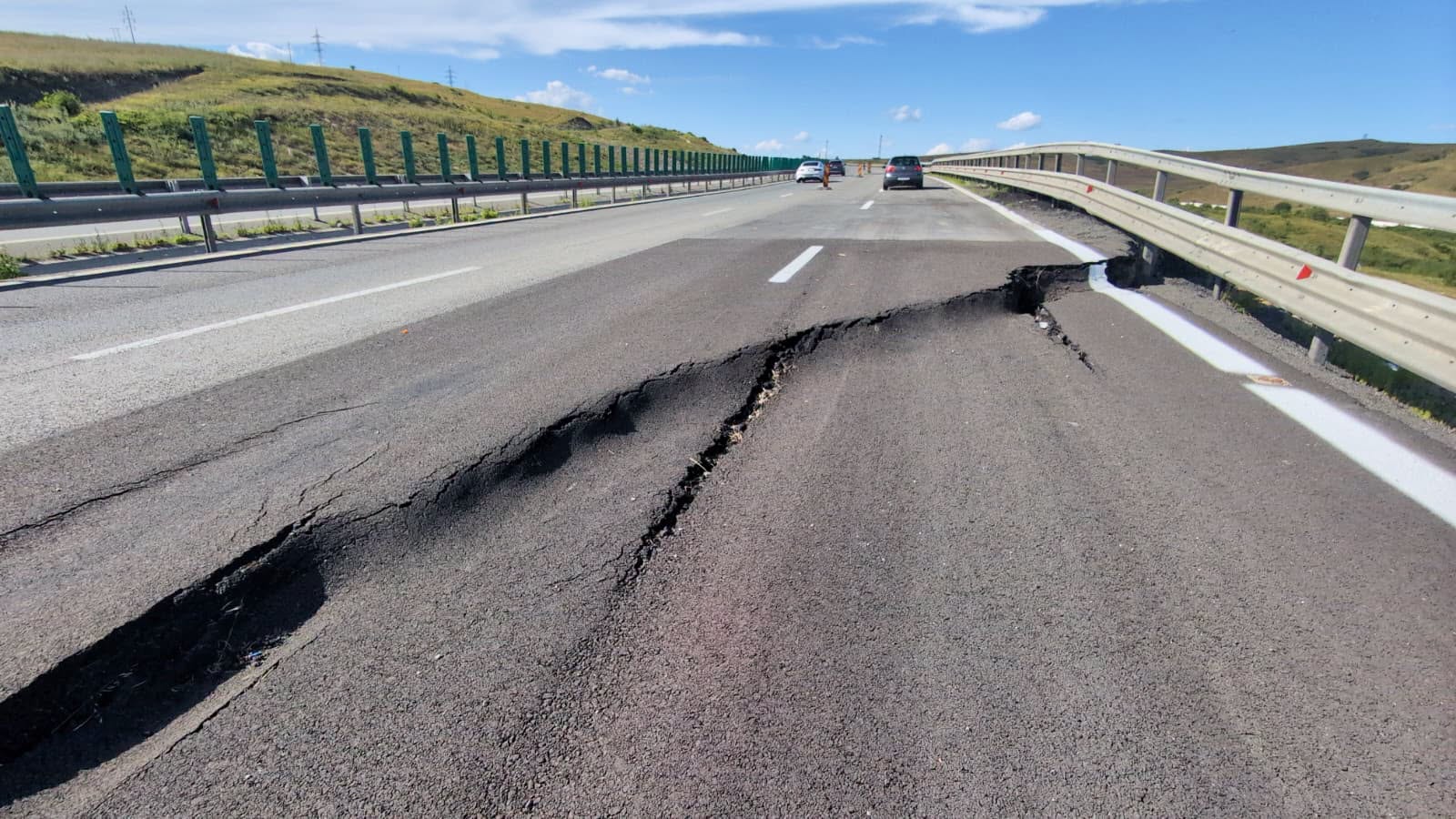 Circulația pe Autostrada A10 Sebeș – Turda este închisă pe un sector de 15 kilometri