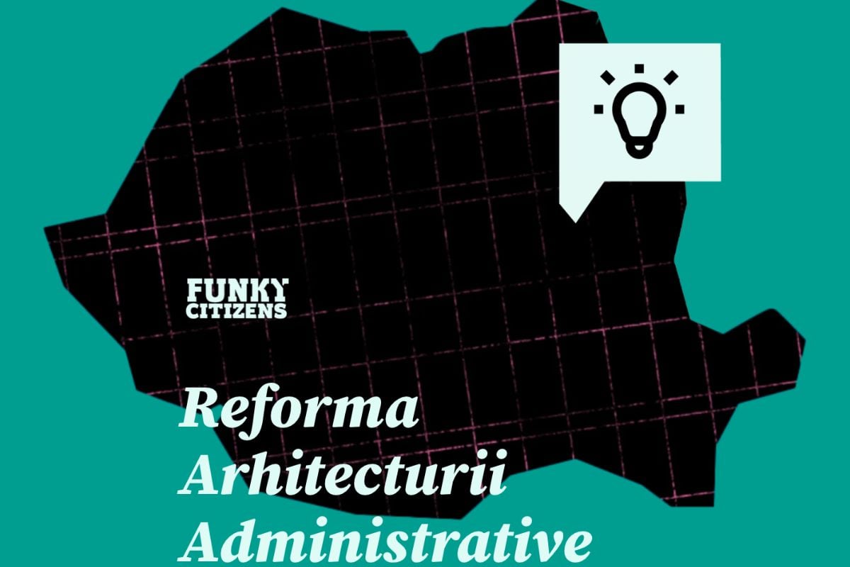 Studiu Funky Citizens: România funcționează după o hartă administrativă din 1968
