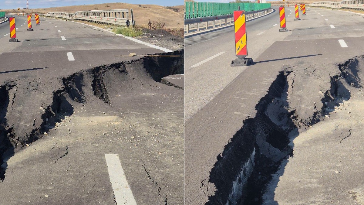 CNAIR explică de ce traficul de pe Autostrada A10 este deviat pe DN1 din cauza lucrărilor de urgență