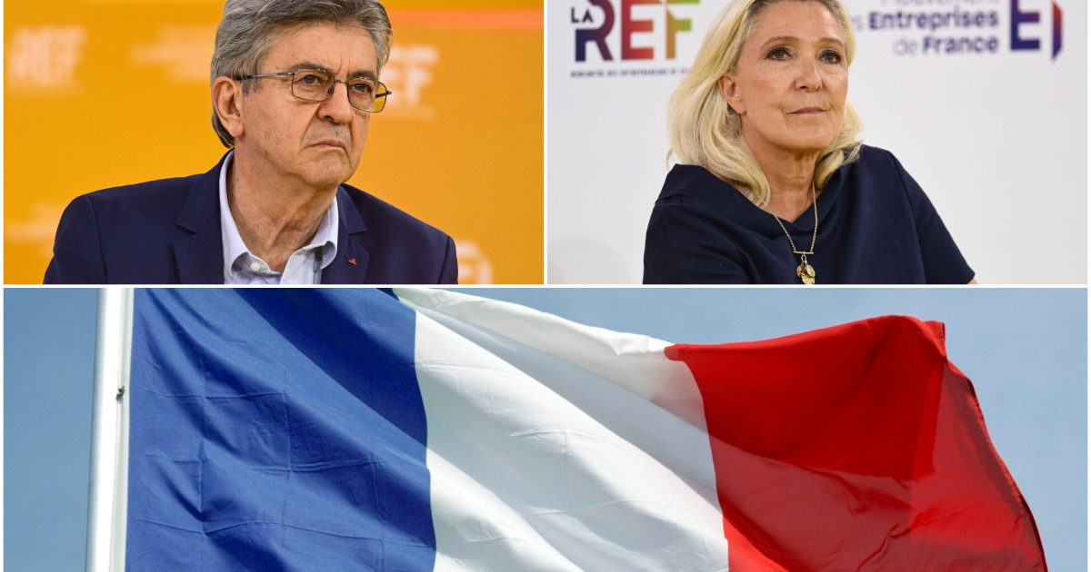 Prezidențialele din Franța: Duelul dintre Le Pen și Melenchon devine tot mai probabil