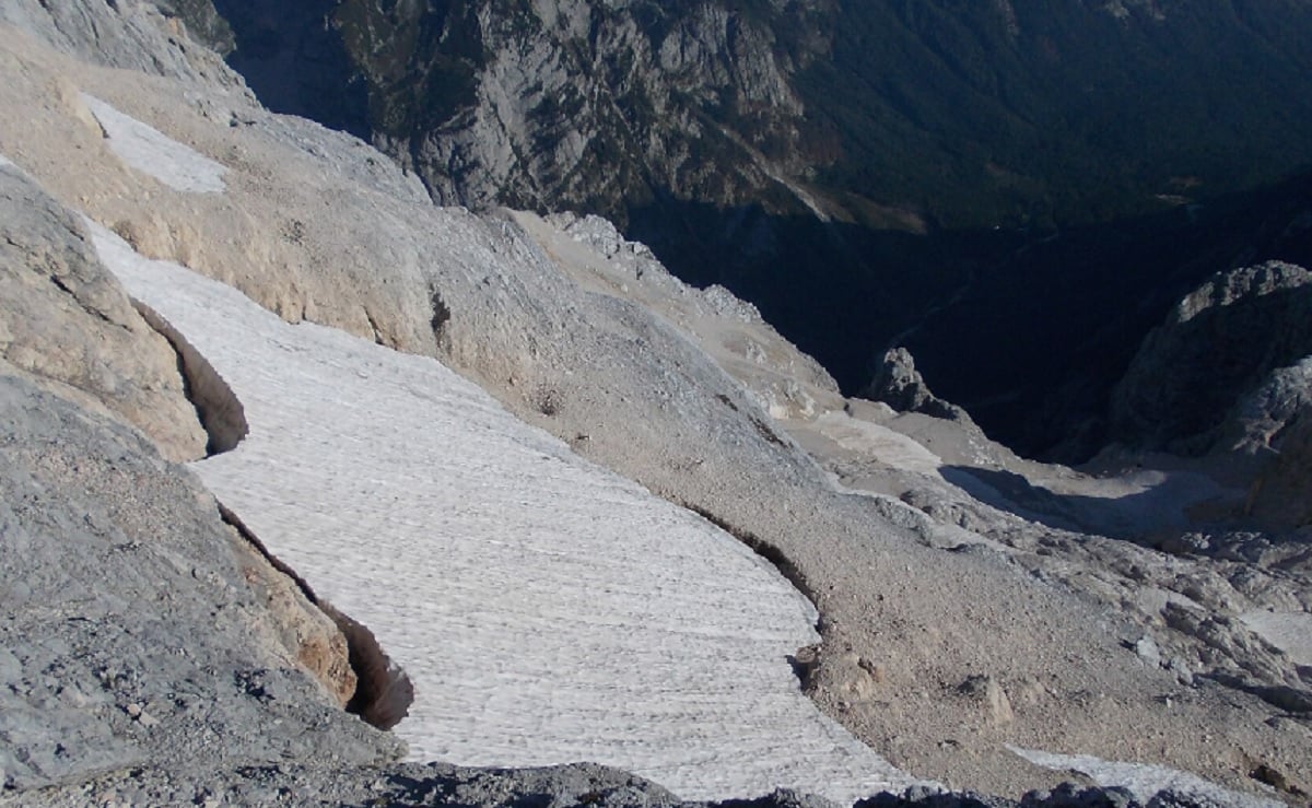 Ghețarul de pe vârful Triglav a dispărut complet din cauza verii toride