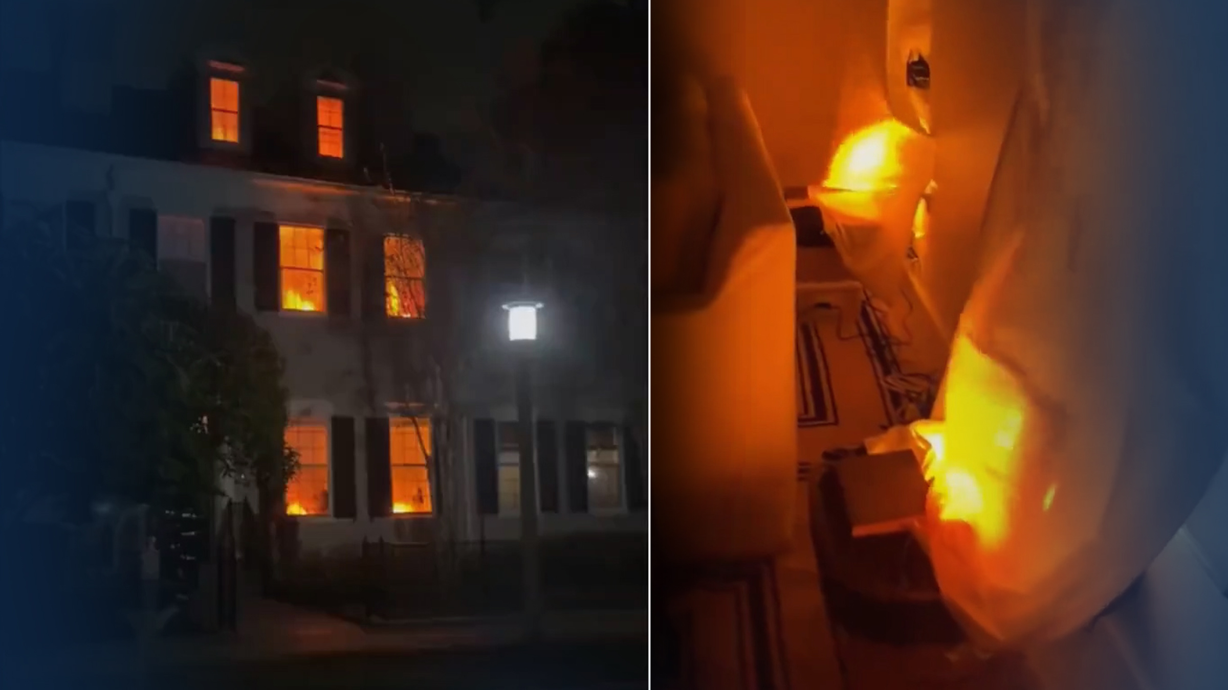 Decorul de Halloween care a păcălit serviciile de urgență: case care păreau în flăcări
