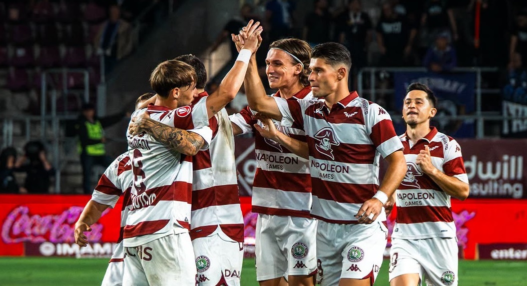 Andrei Șucu a marcat primul gol în SuperLigă pentru Rapid, după doar câteva secunde de pe teren