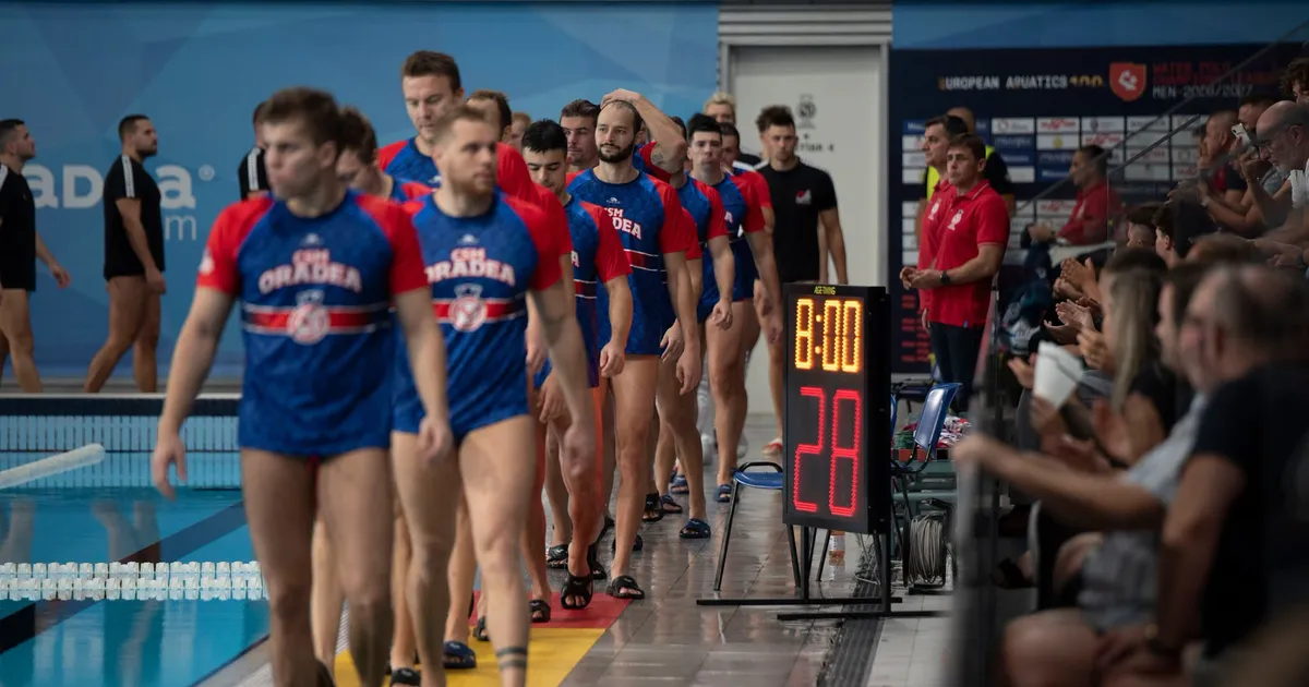 Echipa de polo CSM Oradea se califică în grupele principale ale Ligii Campionilor