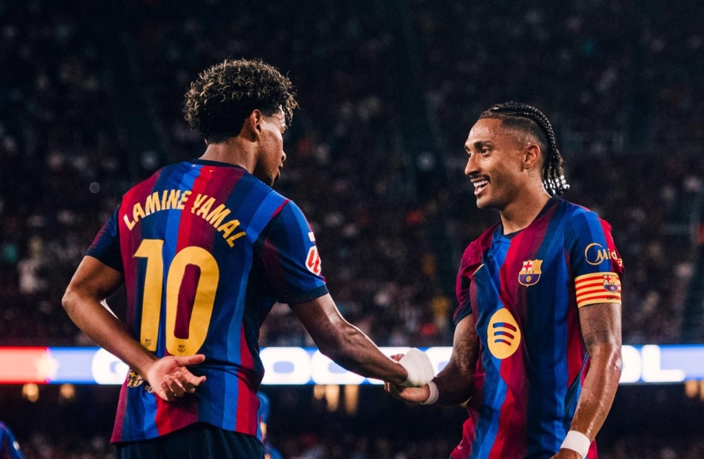 Raphinha a marcat un hattrick și a condus victoria lui FC Barcelona în deplasare la FC Sevilla