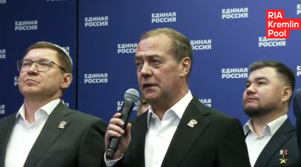 Medvedev laudă performanța partidului Rusia Unită după primele rezultate alegerilor pentru Duma de Stat