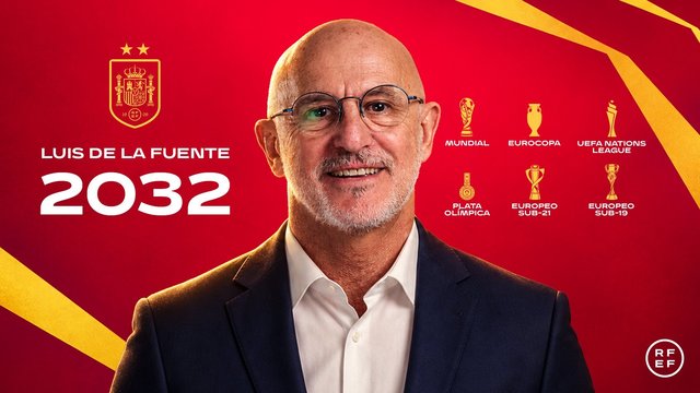 Luis de la Fuente își prelungește mandatul de selecționer al Spaniei până în anul 2032