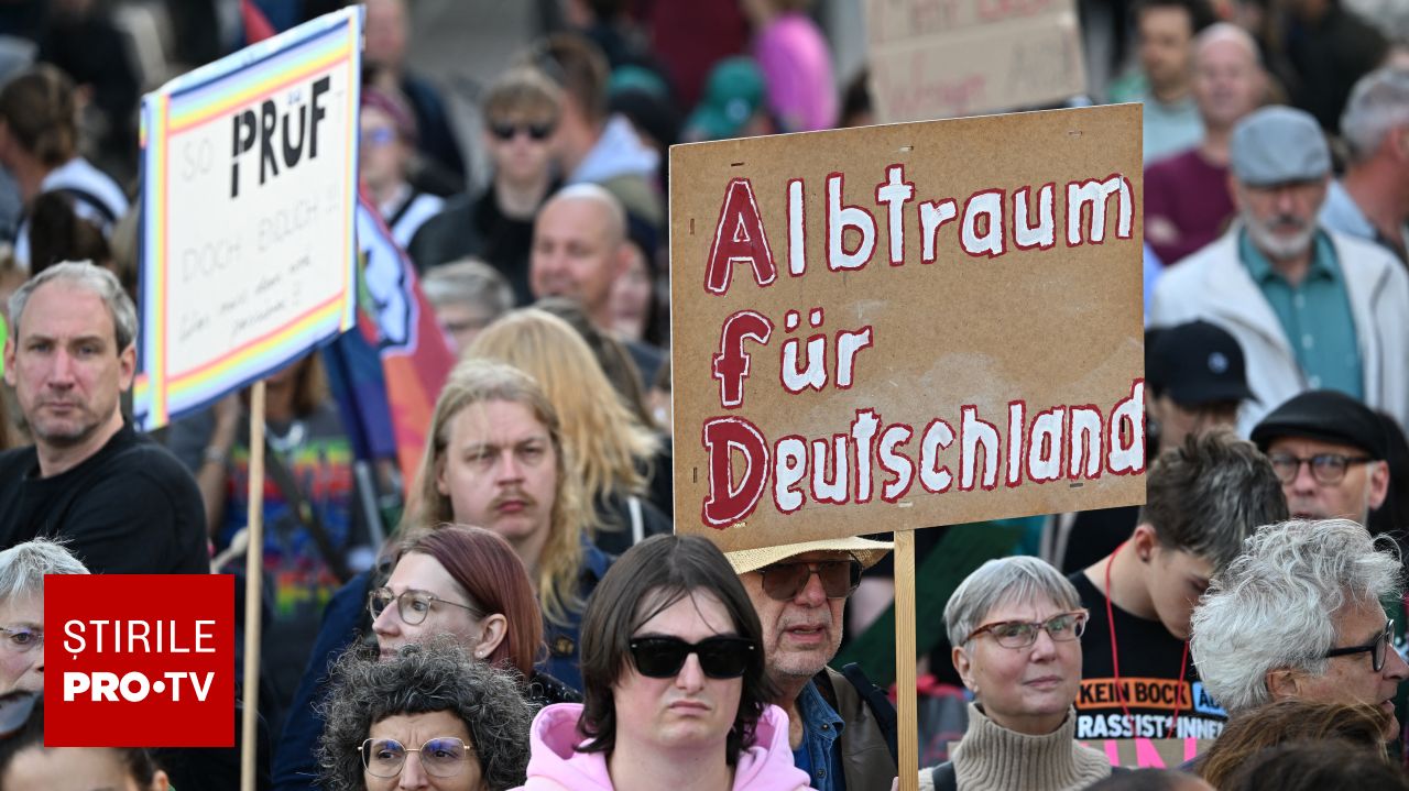Proteste masive în Germania după ascensiunea partidului AfD în Saxonia-Anhalt