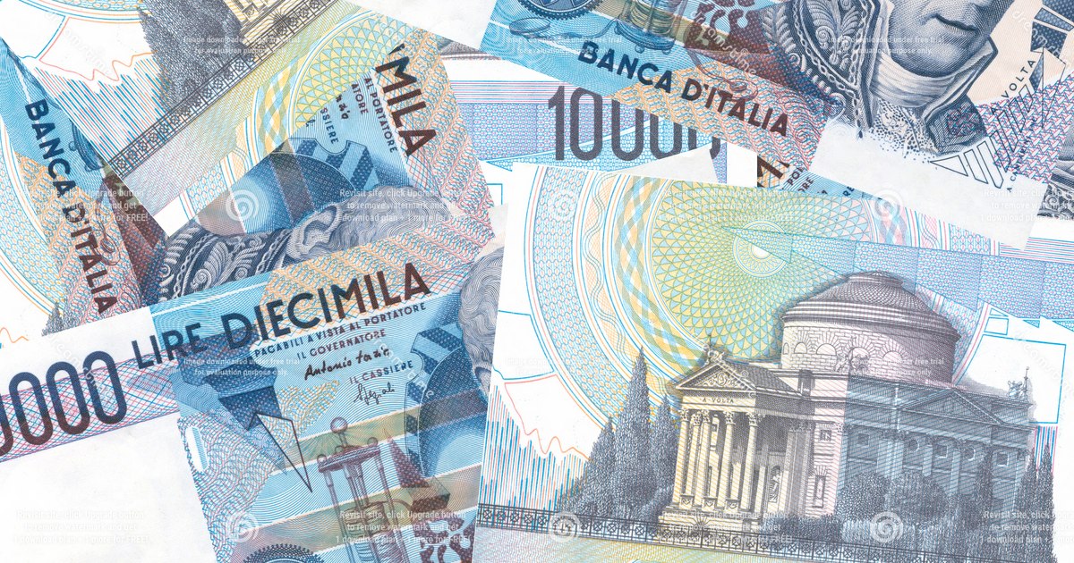 O moștenire de peste un milion de euro: Un bărbat a găsit două miliarde de lire italiene, dar banca refuză conversia