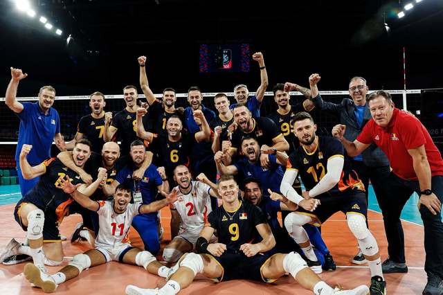 Volei masculin: România se luptă cu Franța în sferturile de finală la EuroVolley 2026