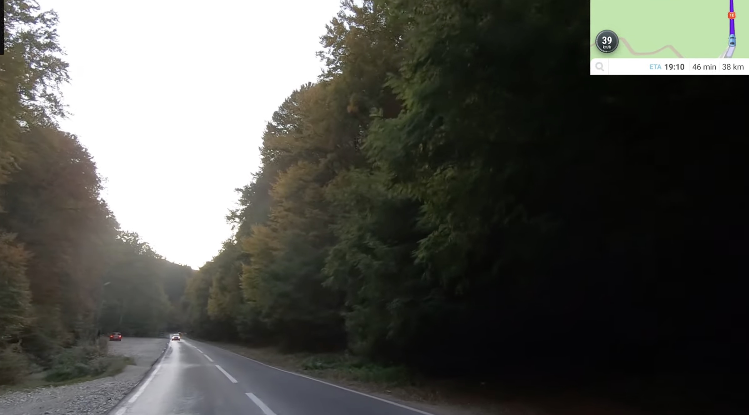 Trafic blocat pe DN 1E, între Poiana Brașov și Râșnov, pentru o competiție de viteză în coastă