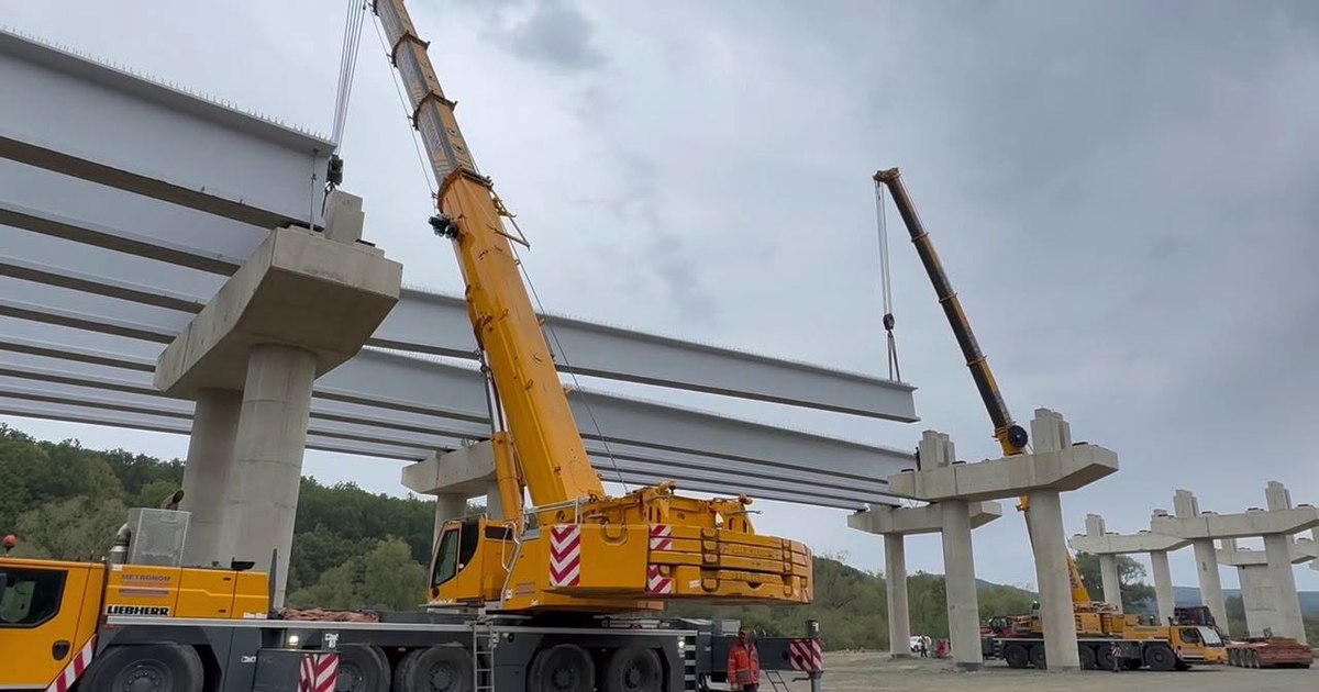 Marile viaducte de pe A1 și A3 intră în etapa finală. Când vor fi gata structurile record
